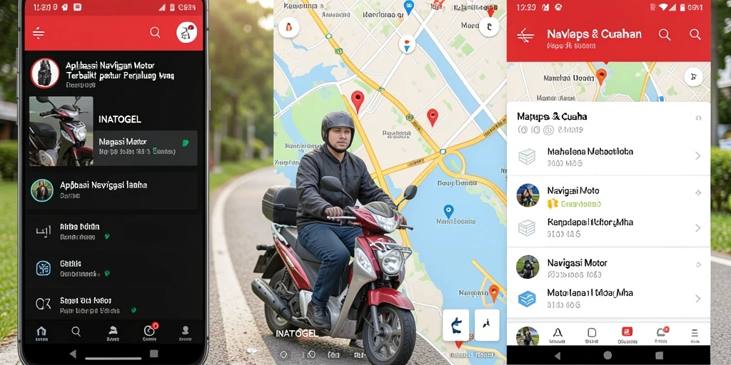 Antarmuka INATOGEL yang sederhana dan fungsional untuk Navigasi Motor.