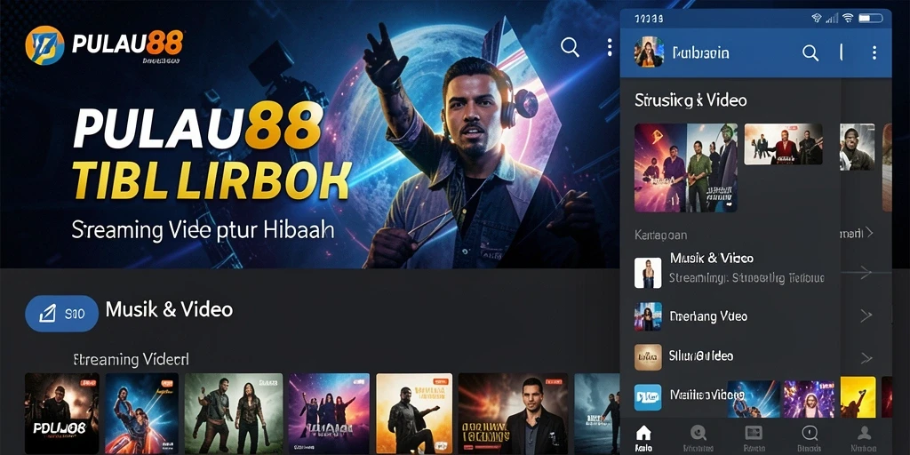 Antarmuka pengguna PULAU88 yang intuitif dan menarik untuk Streaming Video.